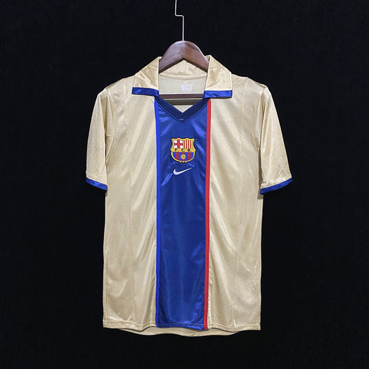 Camisa Retrô do Barcelona Reserva 2002