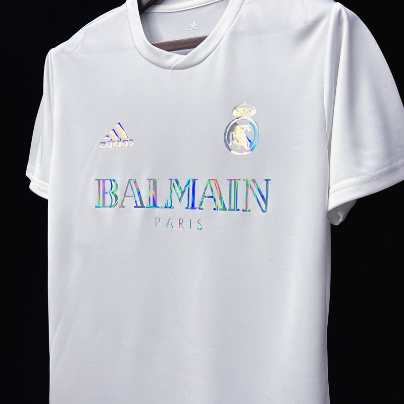 Camisa do Real Madrid x Balmain Refletiva White 2023/2024