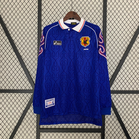 Camisa Retrô do Japão Manga Longa Titular 1998