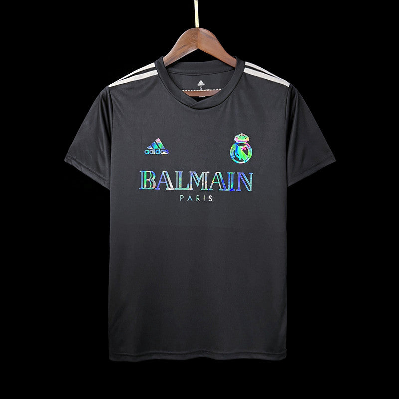 Camisa do Real Madrid x Balmain Refletiva Black 2023/2024