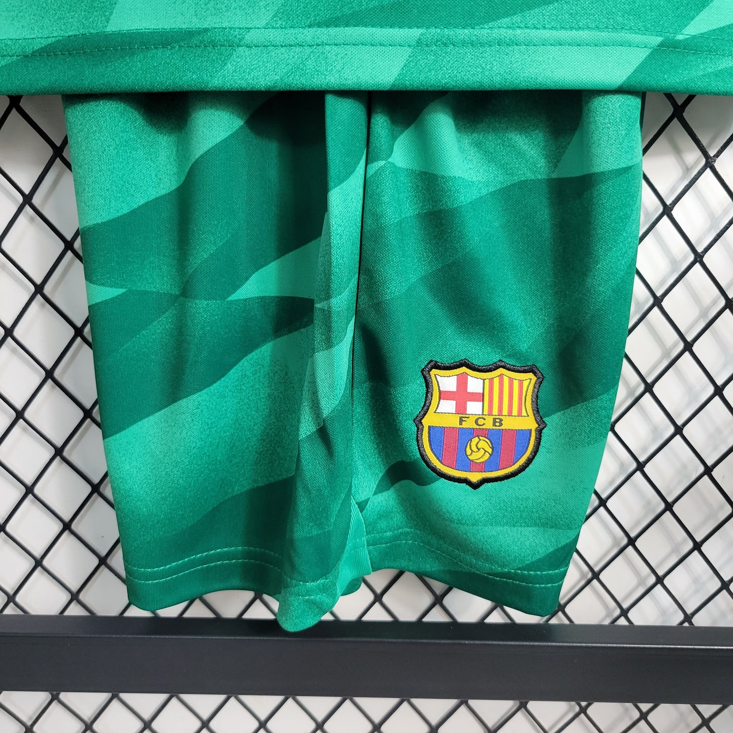 Kit Infantil do Barcelona Goleiro Green 2023/2024