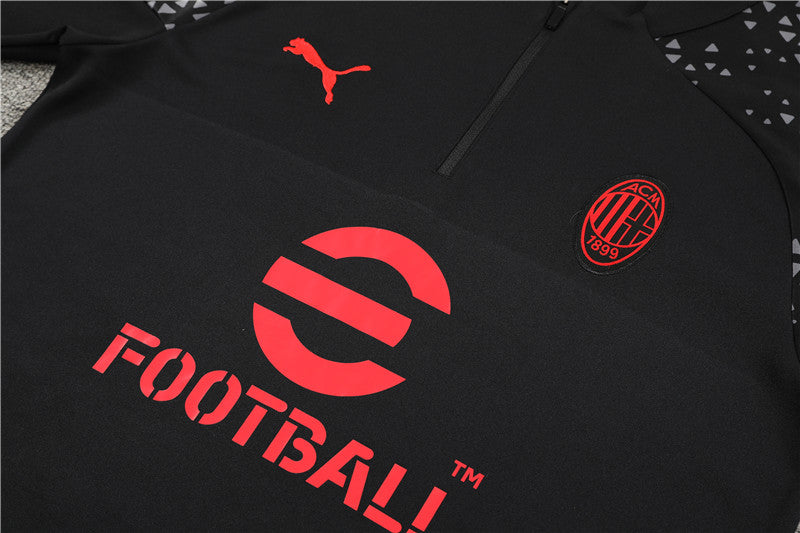 Kit Treino do AC Milan Black 2023/2024