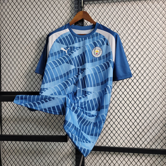 Camisa do Manchester City Treino Blue 2023/2024