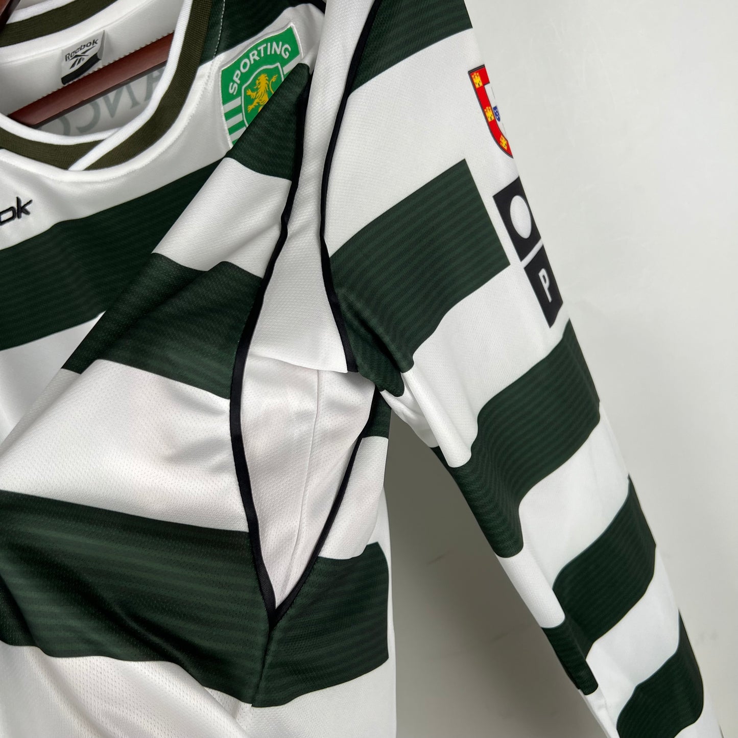 Camisa Manga Longa Retrô do Sporting CP Titular 2001/2003