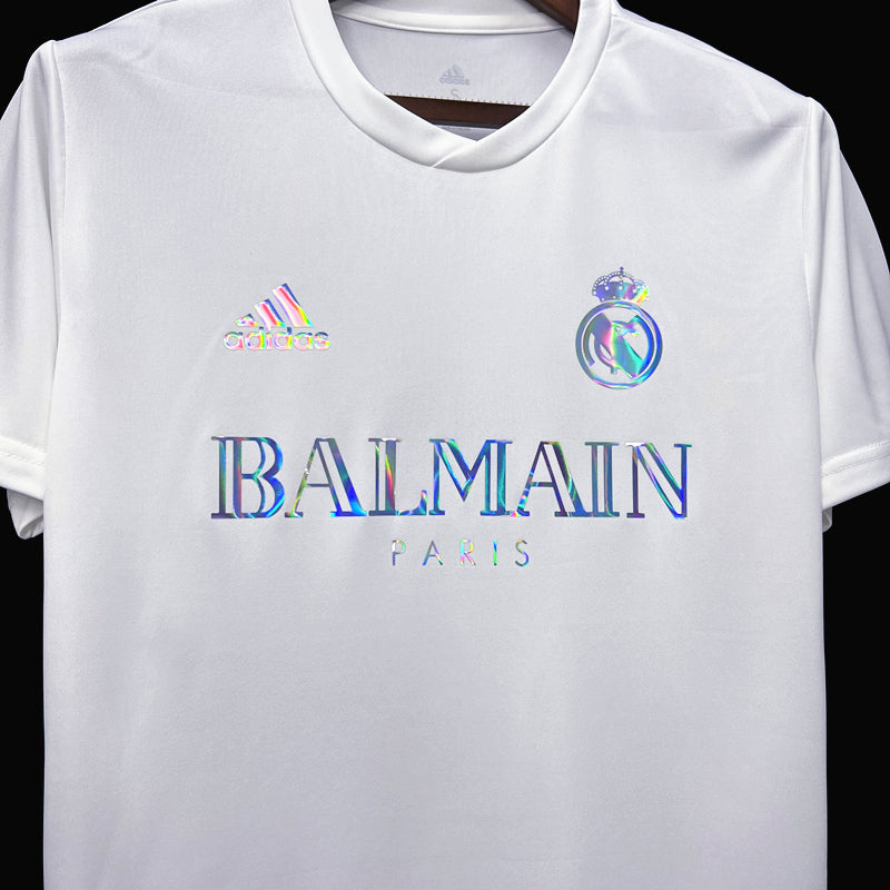 Camisa do Real Madrid x Balmain Refletiva White 2023/2024