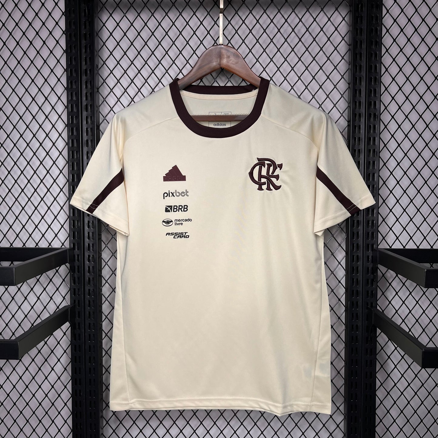 Camisa do Flamengo Pré-Jogo Bege 2024/2025