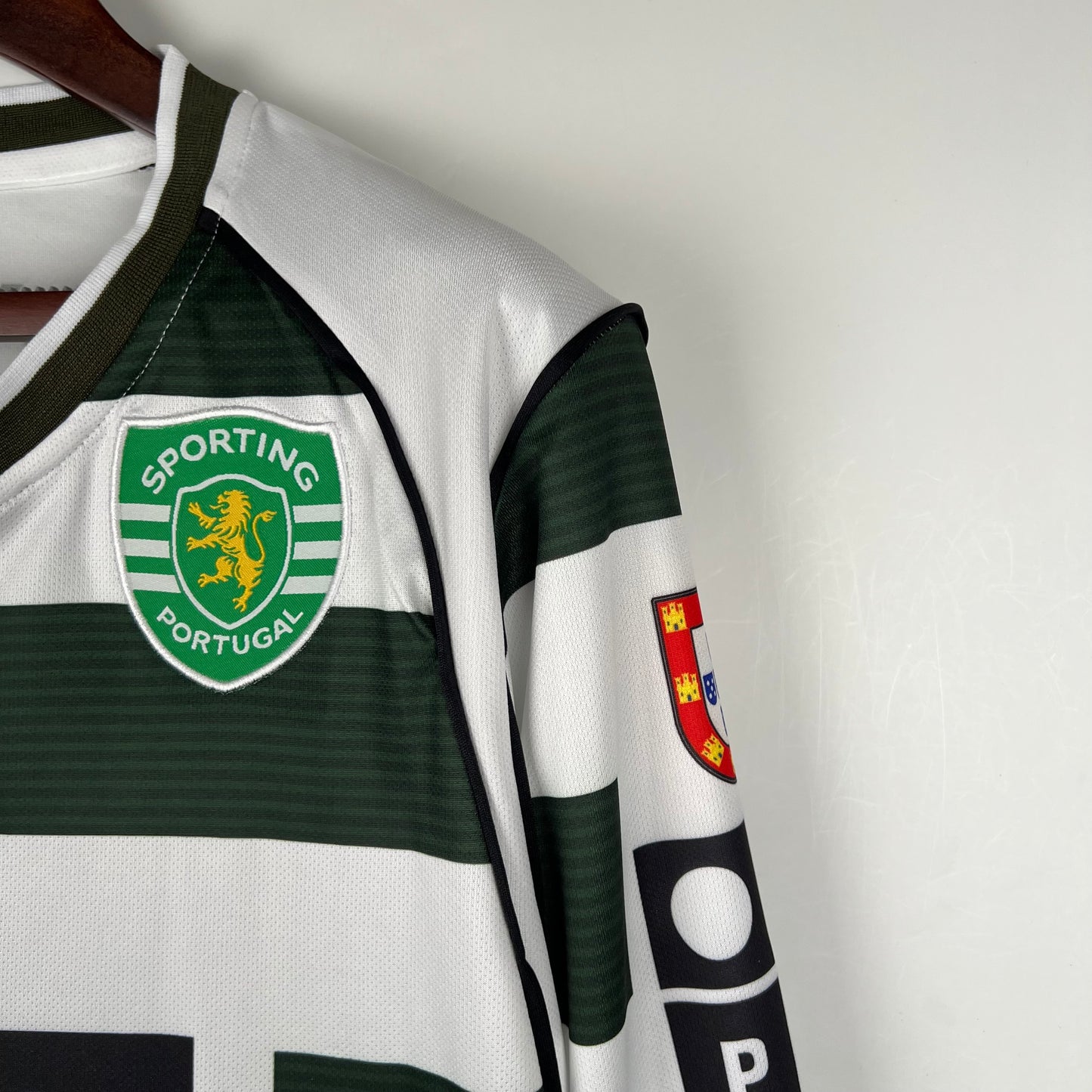 Camisa Manga Longa Retrô do Sporting CP Titular 2001/2003