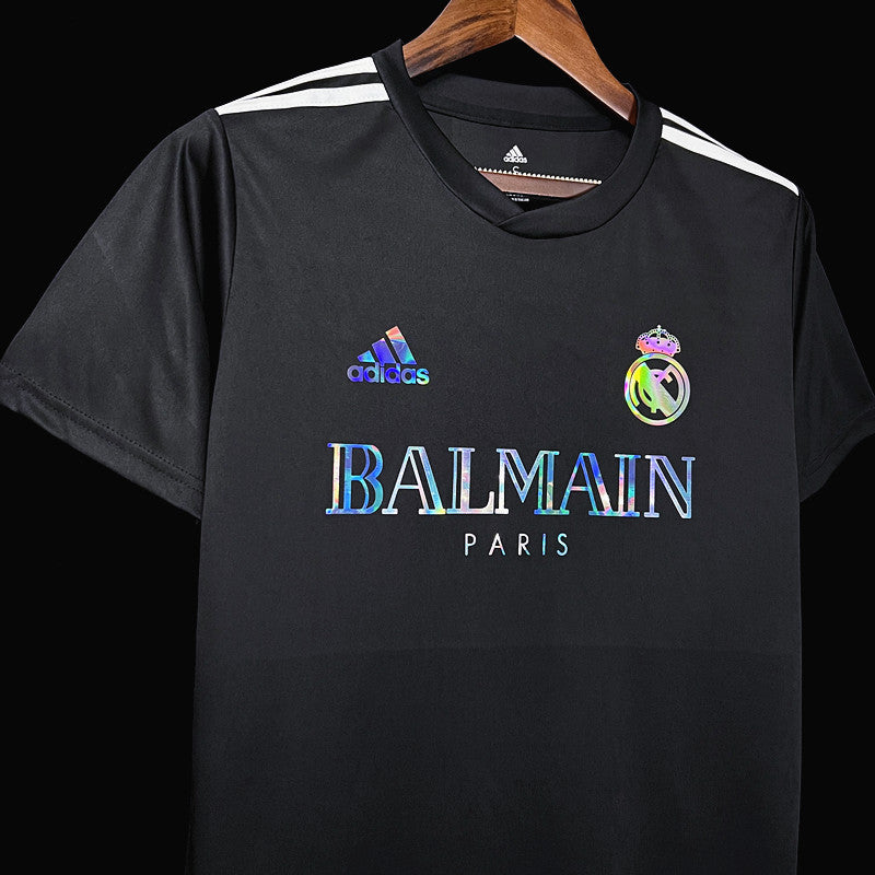 Camisa do Real Madrid x Balmain Refletiva Black 2023/2024