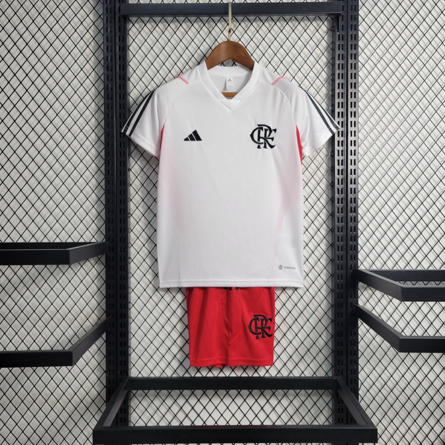 Kit Infantil do Flamengo de Treino White 2023/2024