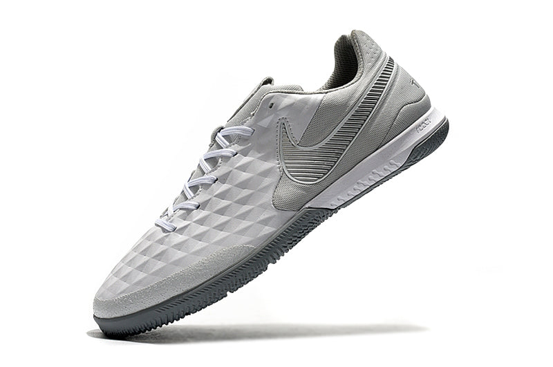 Chuteira de Futsal Nike Tiempo Lunar Legend VIII Pro Gray