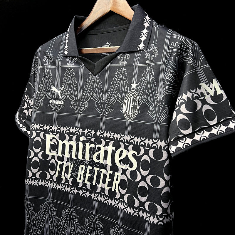 Camisa do Milan x Pleasures Black 2024