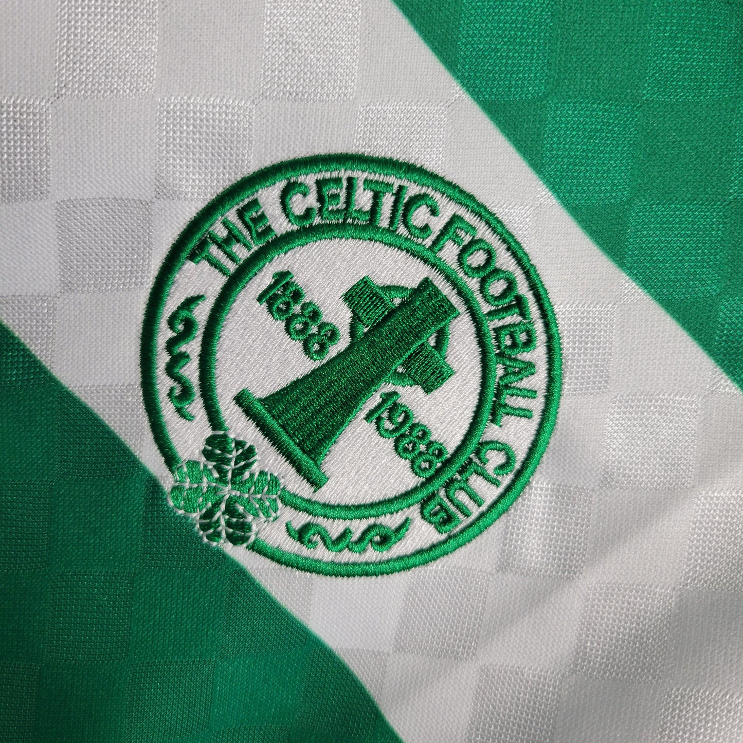 Camisa Retrô Manga Longa do Celtic Titular 1987/1988