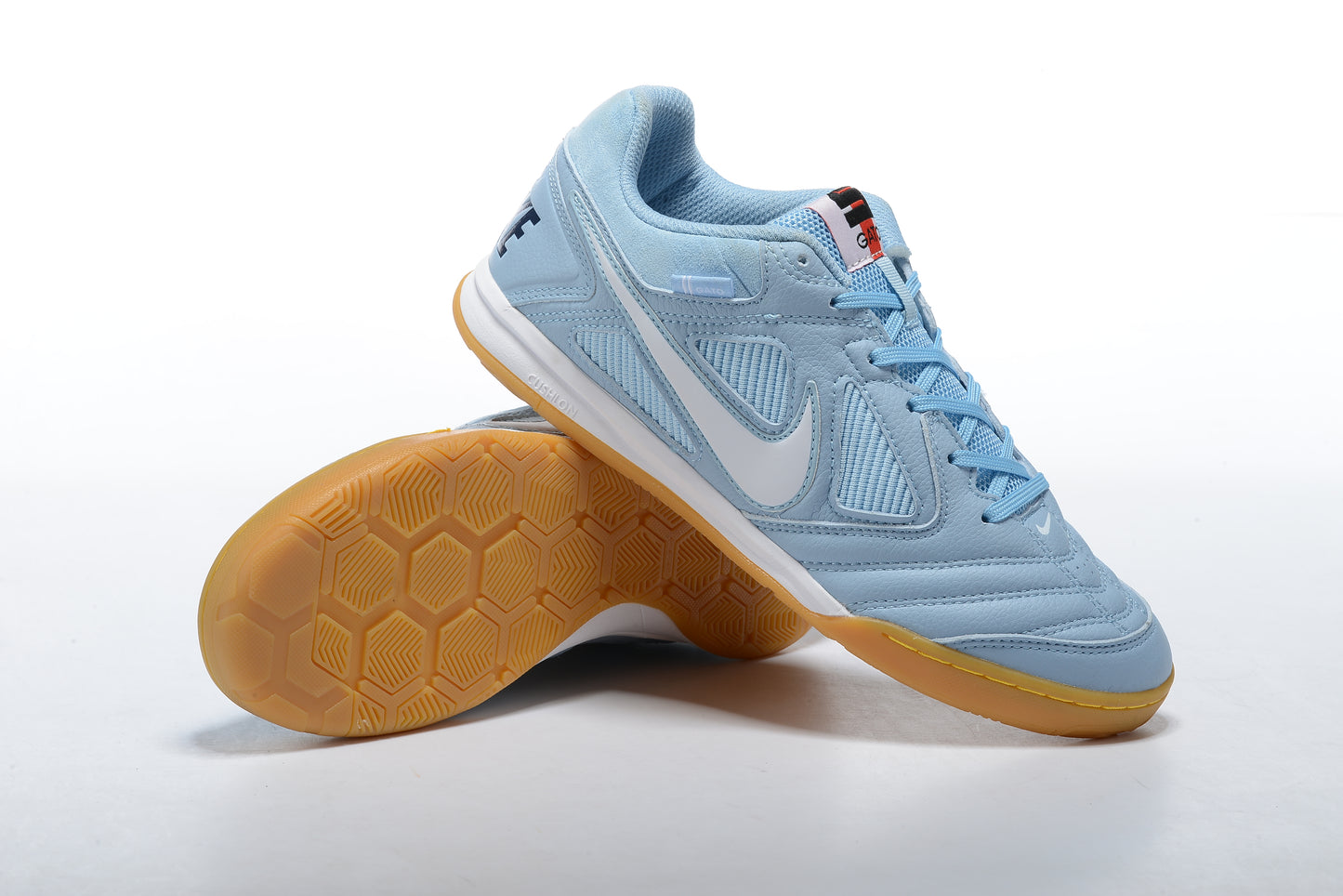 Chuteira de Futsal Supreme x Nike SB Gato Blue Edição Limitada