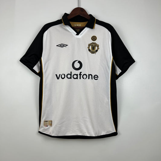 Camisa Retrô do Manchester United 2001/2002 (Dupla Face)