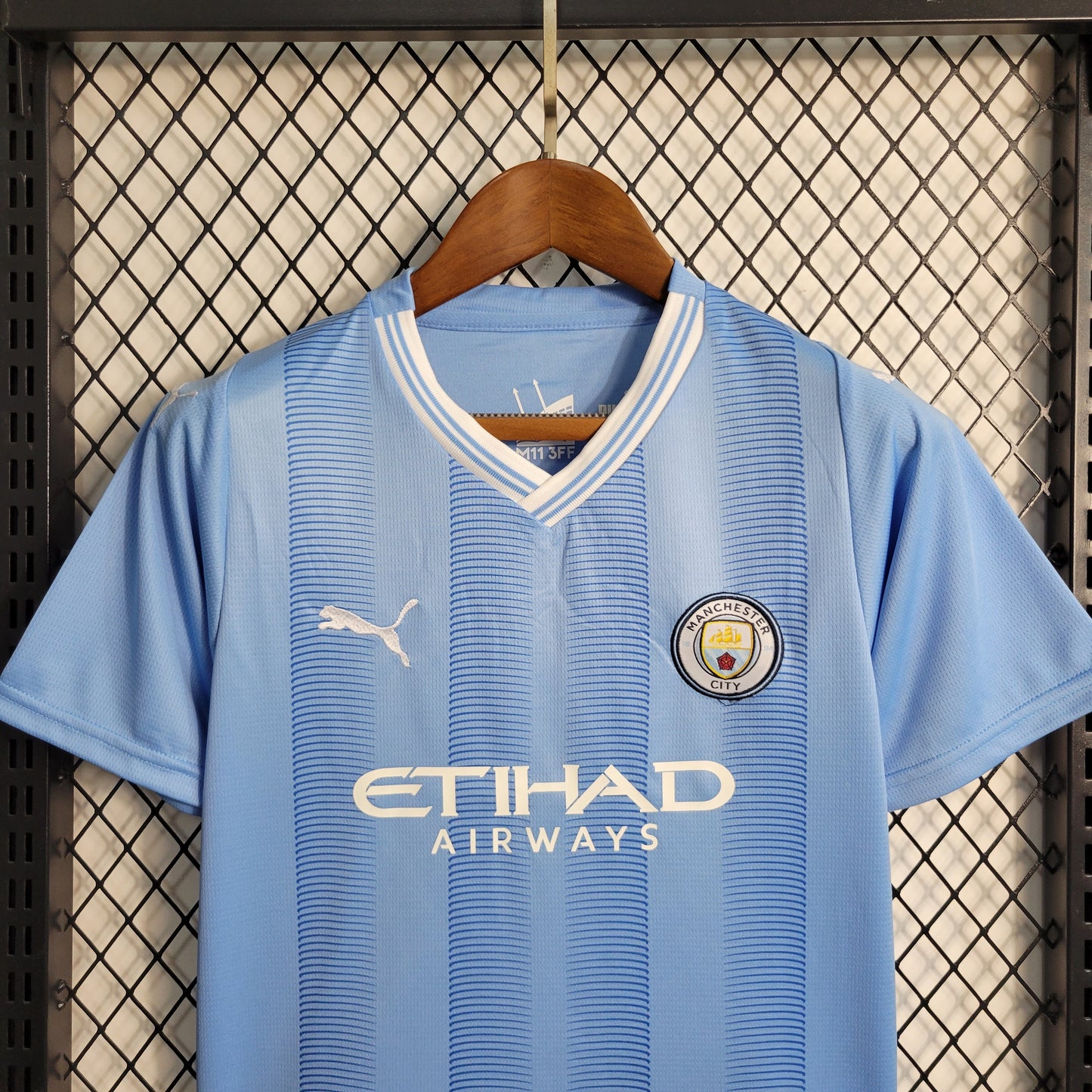 Kit Infantil do Manchester City Titular 2023/2024