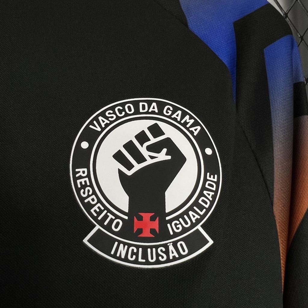 Camisa do Vasco Pré-Jogo Black 2024/2025