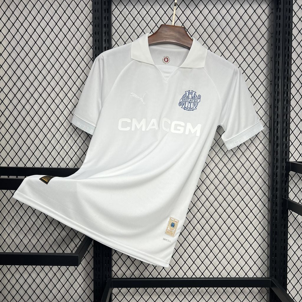 Camisa do Olympique de Marseille 125 Anos White 2024