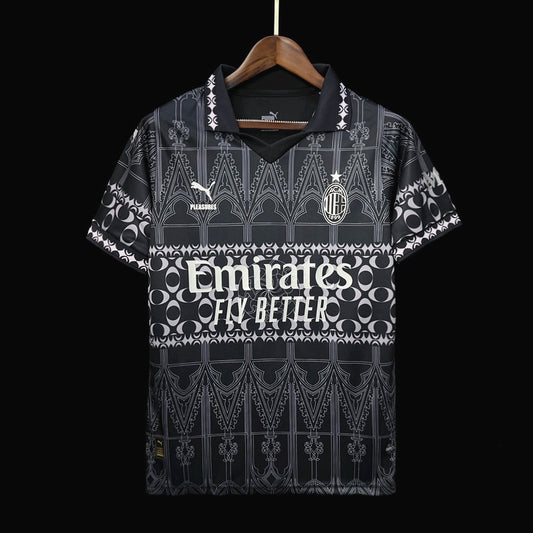 Camisa do Milan x Pleasures Black 2024