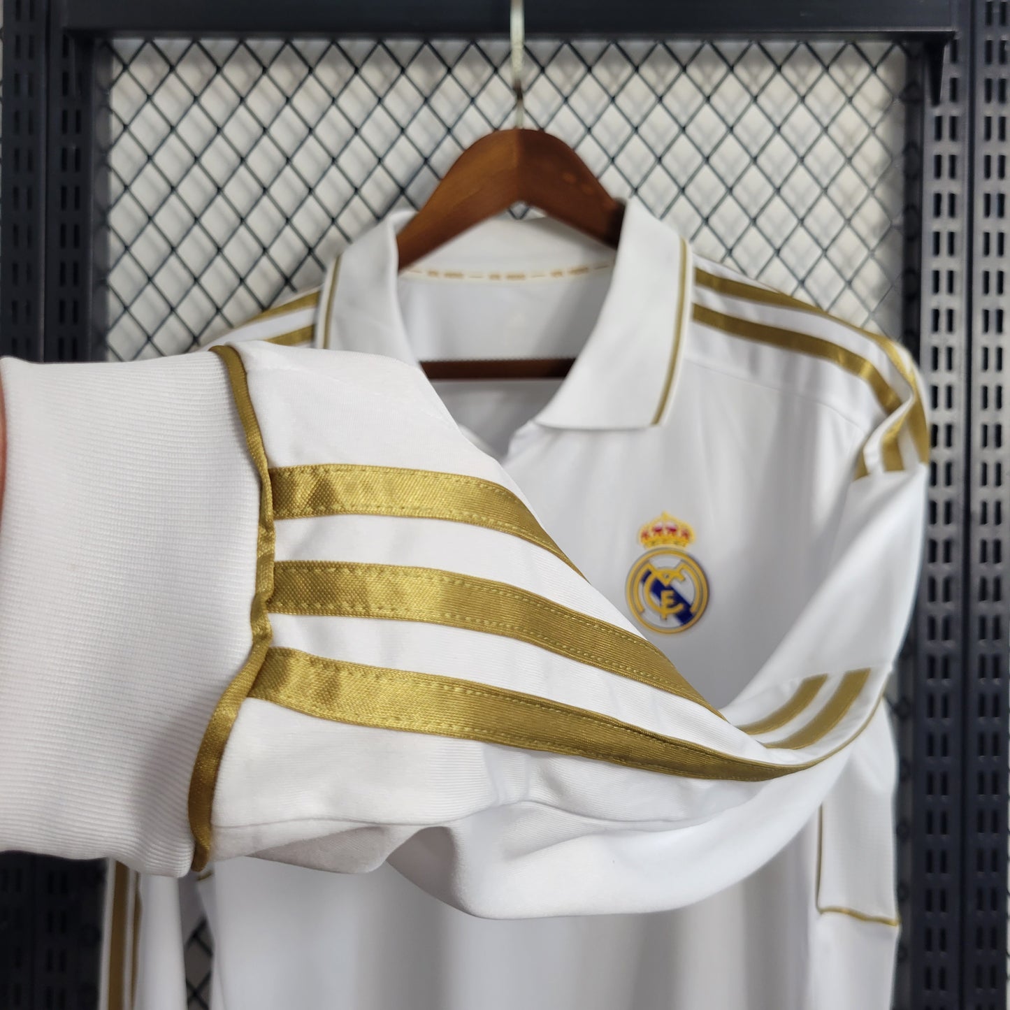 Camisa Retrô Manga Longa do Real Madrid Titular 2011/2012