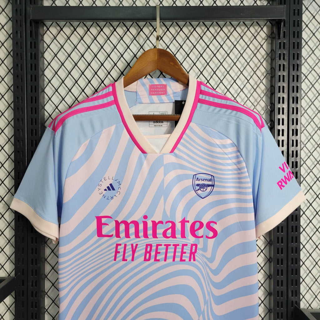 Camisa do Arsenal X Adidas BY Stella McCartney 2023/2024