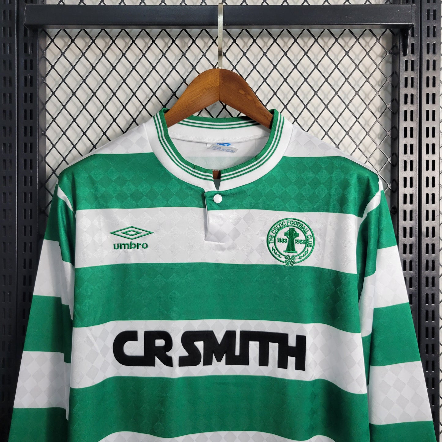 Camisa Retrô Manga Longa do Celtic Titular 1987/1988