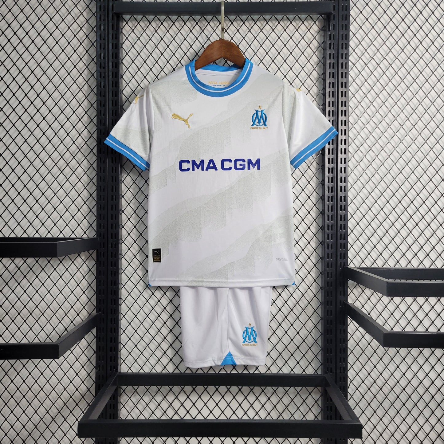 Kit Infantil do Olympique de Marseille Titular 2023/2024