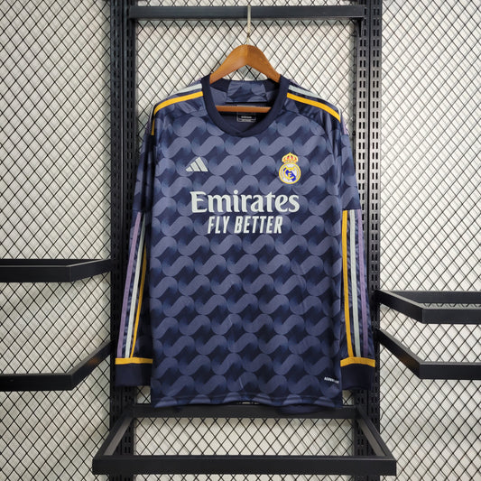 Camisa Manga Longa do Real Madrid Reserva 2023/2024