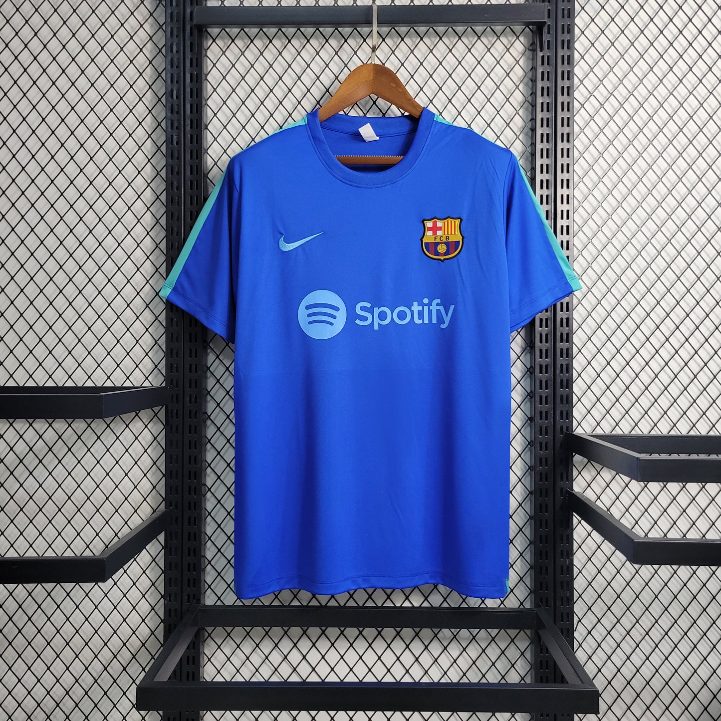 Camisa de Treino do Barcelona Blue 2023/2024