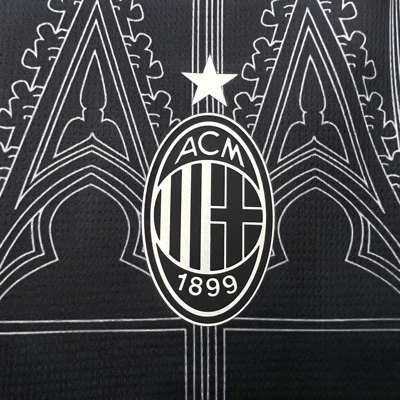 Camisa do Milan x Pleasures Black 2024