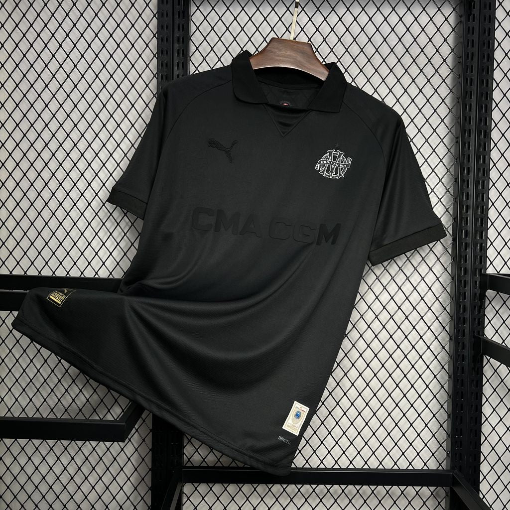 Camisa do Olympique de Marseille 125 Anos Black 2024