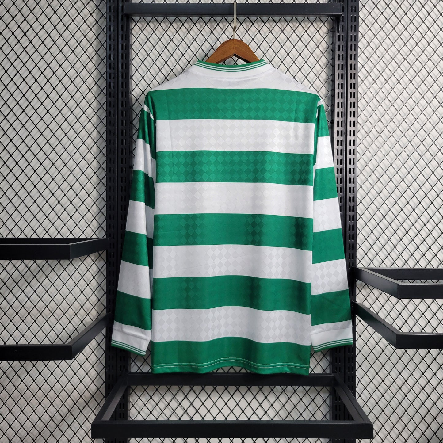 Camisa Retrô Manga Longa do Celtic Titular 1987/1988