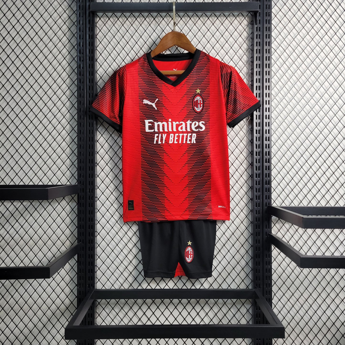 Kit Infantil do Milan Titular 2023/2024