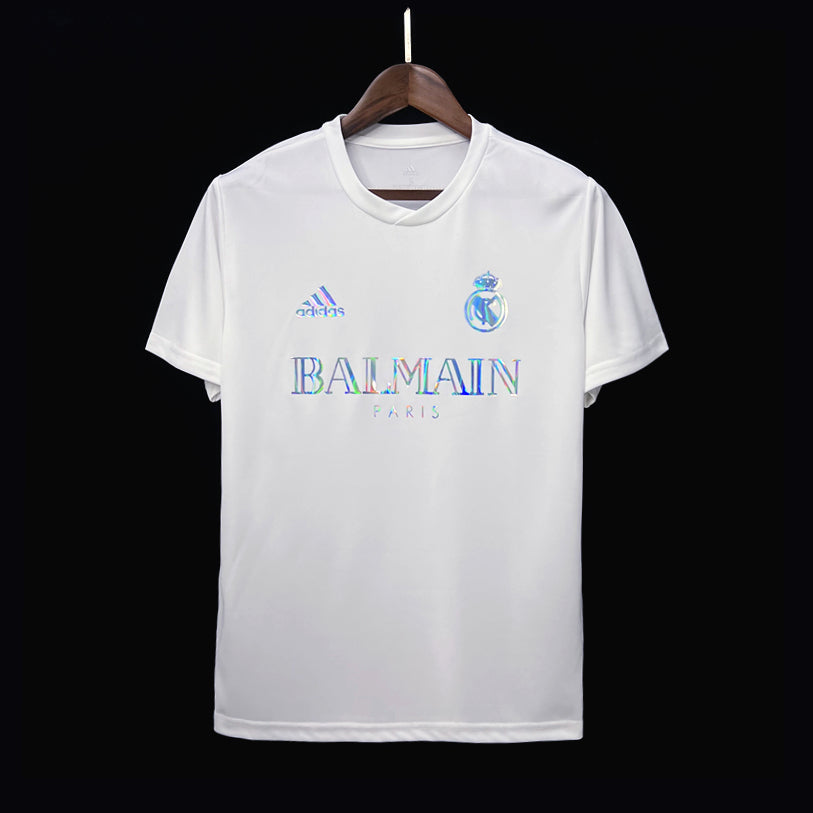 Camisa do Real Madrid x Balmain Refletiva White 2023/2024