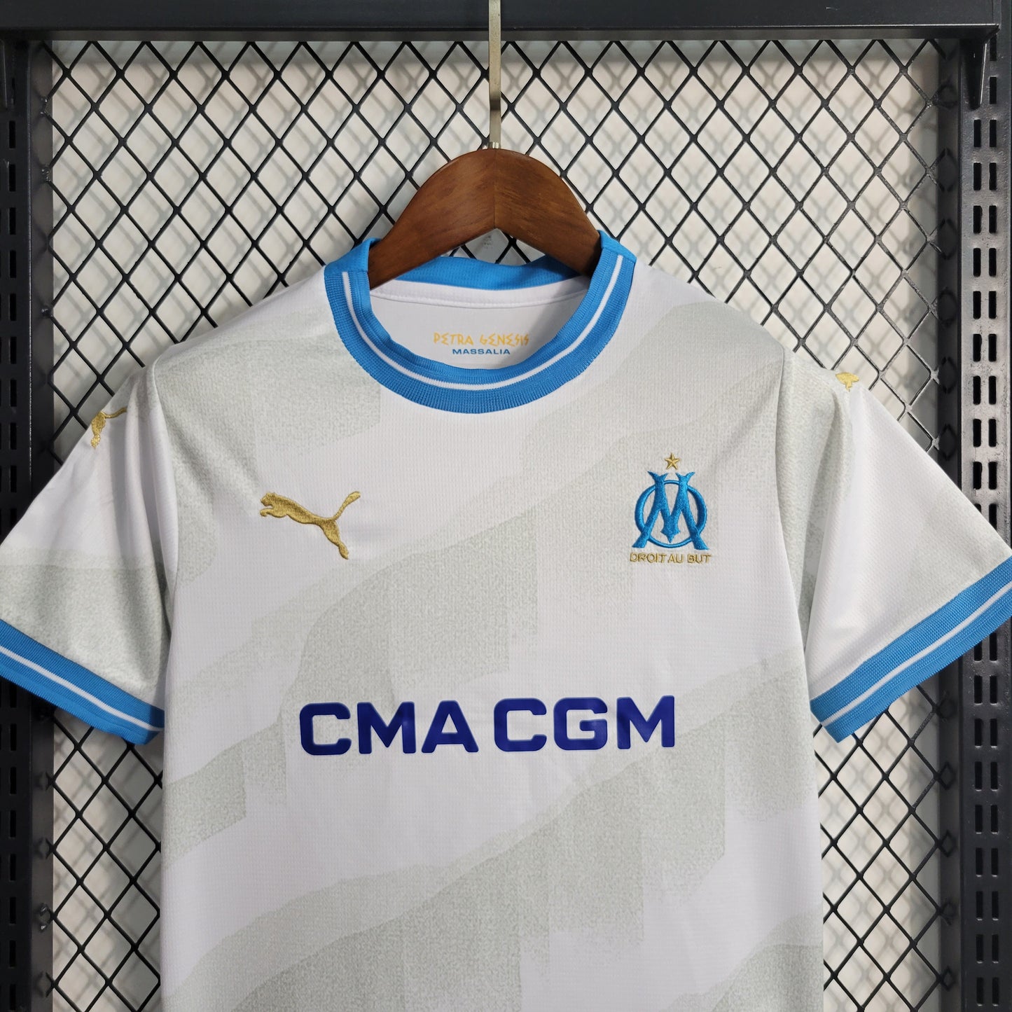 Kit Infantil do Olympique de Marseille Titular 2023/2024