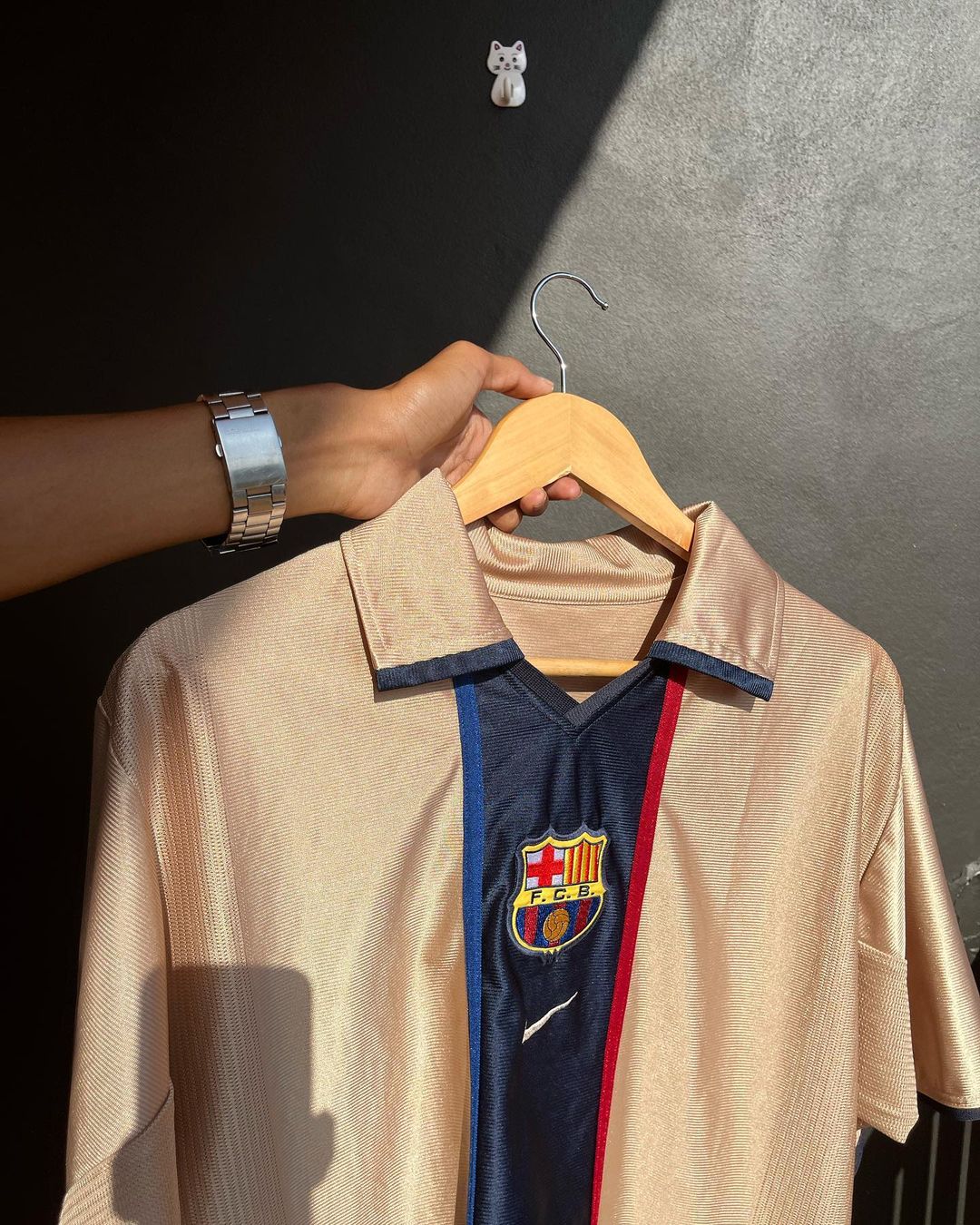 Camisa Retrô do Barcelona  2000/2001