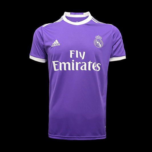 Camisa Retrô do Real Madrid (Roxa) 2016