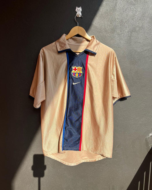 Camisa Retrô do Barcelona  2000/2001