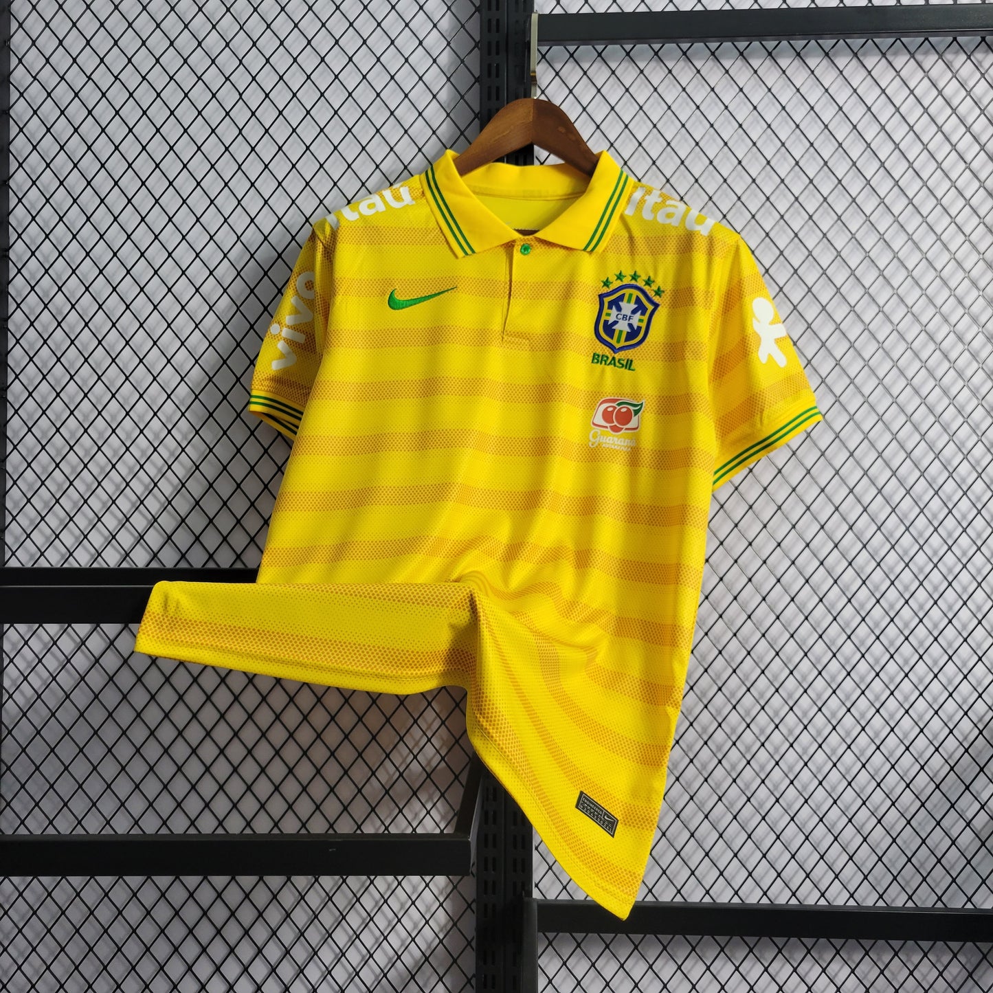 Camisa do Brasil Polo Stripe 2022