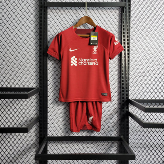 Kit Infantil do Liverpool Titular 2022/2023