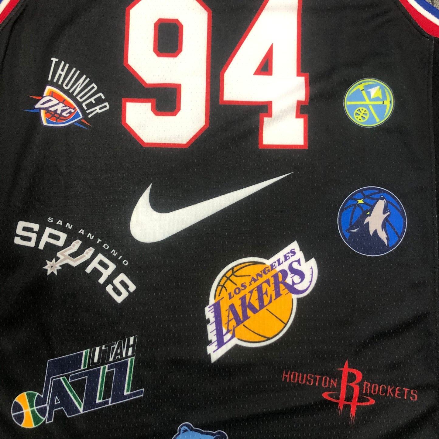 Camisa NBA Supreme x Nike Black