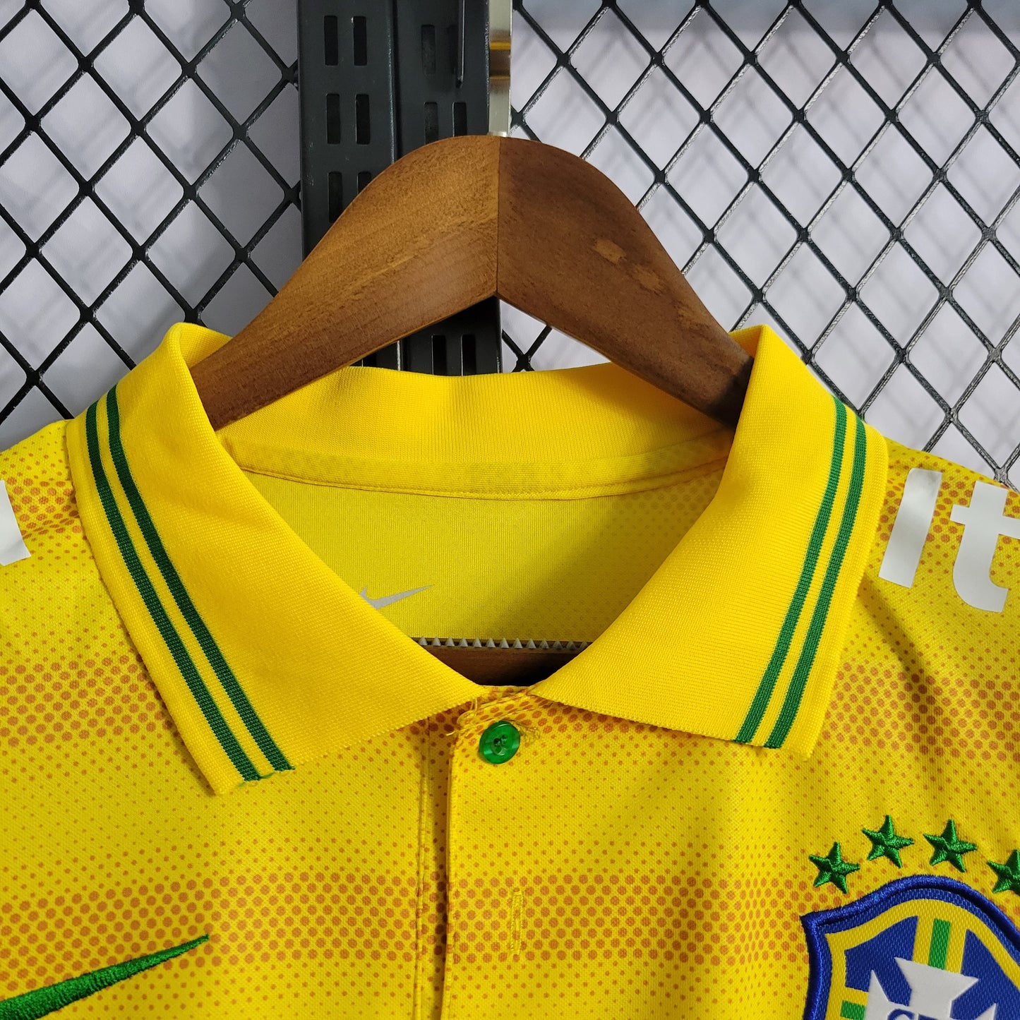 Camisa do Brasil Polo Stripe 2022