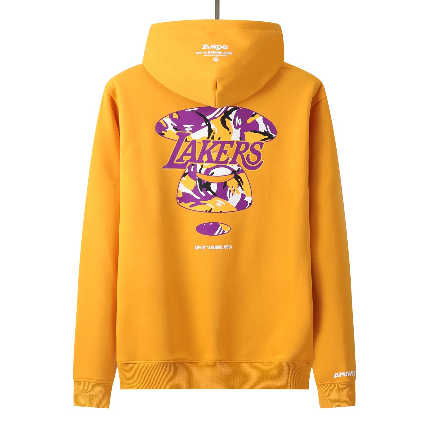 Moletom do L. A. Lakers AAPE MAN Yellow