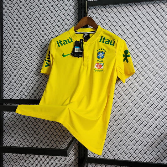 Low Neck Yellow do Brasil Pré-Jogo 2022