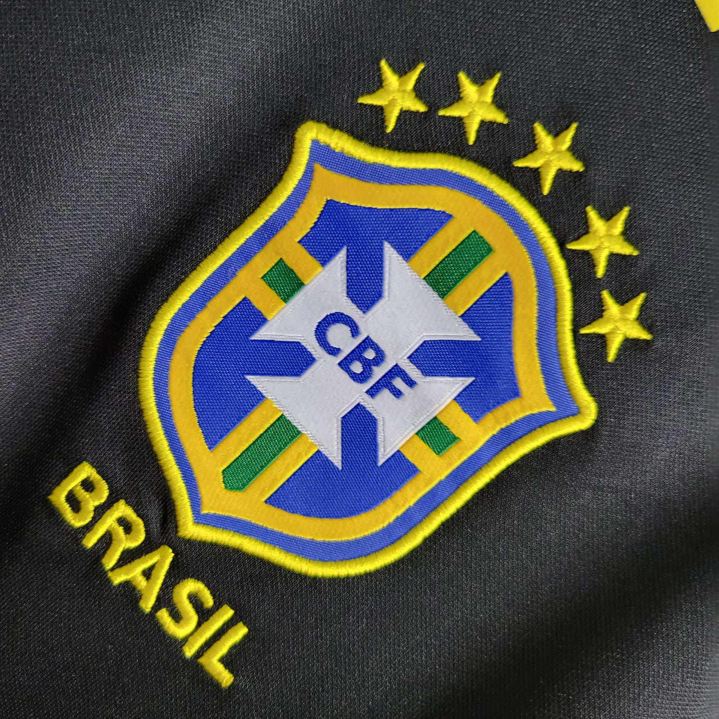 Camisa do Brasil Polo Black