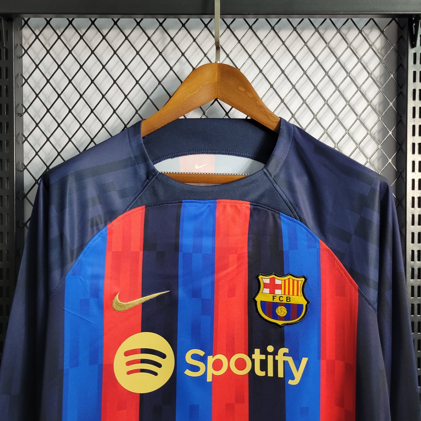 Camisa de Manga Longa do Barcelona Titular 2022/2023