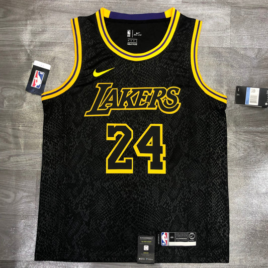 Camisa do Los Angeles Lakers Black Kobe Bryant