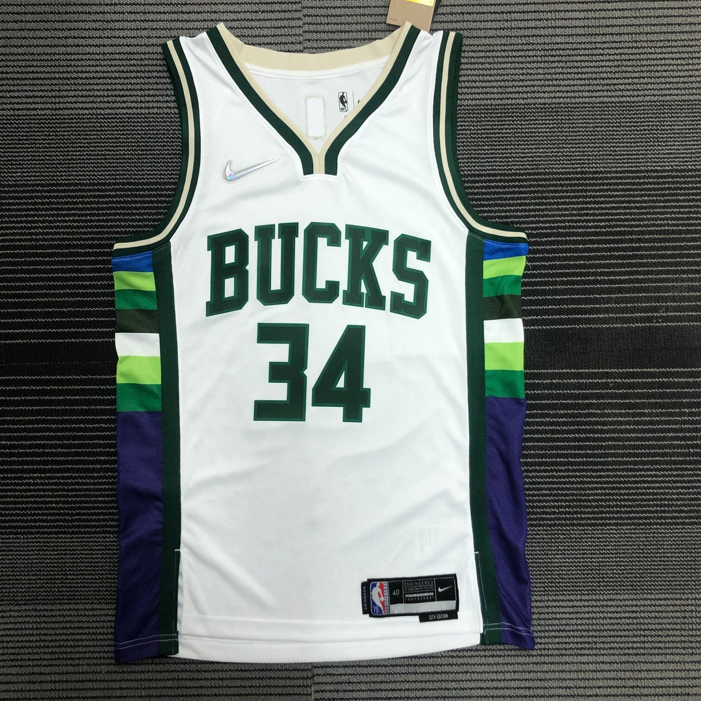 Camisa do Bucks Giannis Antetokounmpo 2022