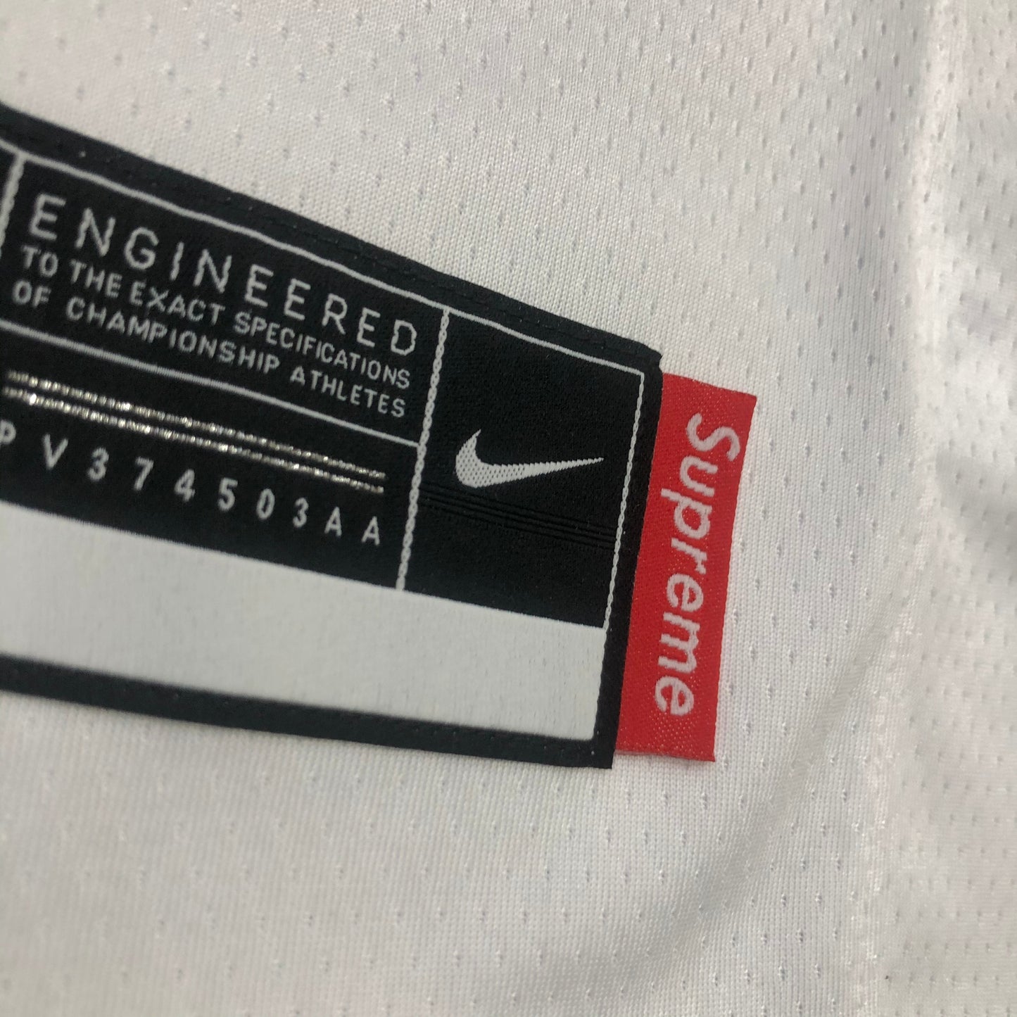 Camisa NBA Supreme x Nike White