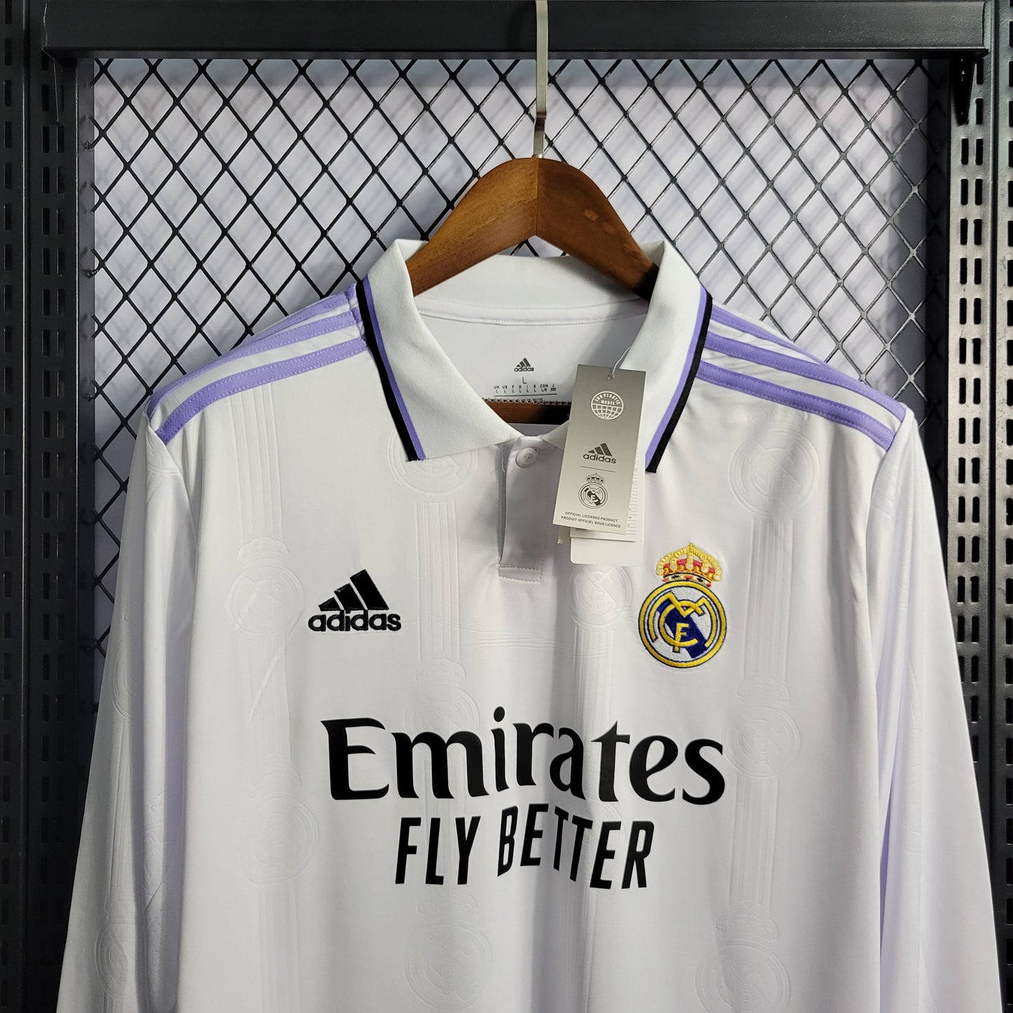 Camisa de Manga Longa do Real Madrid Titular 2022/2023