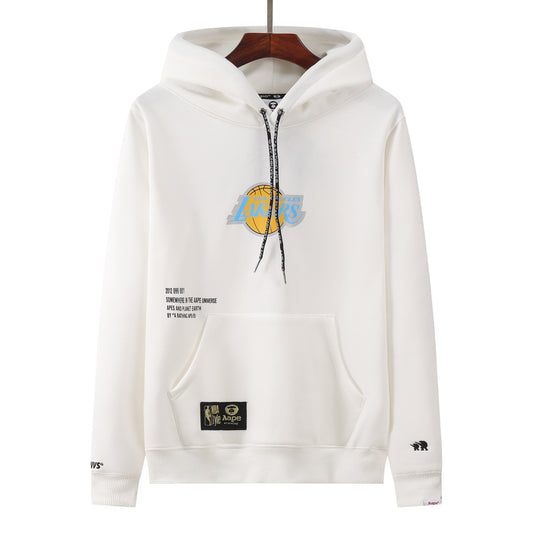 Moletom do L. A. Lakers AAPE MAN White